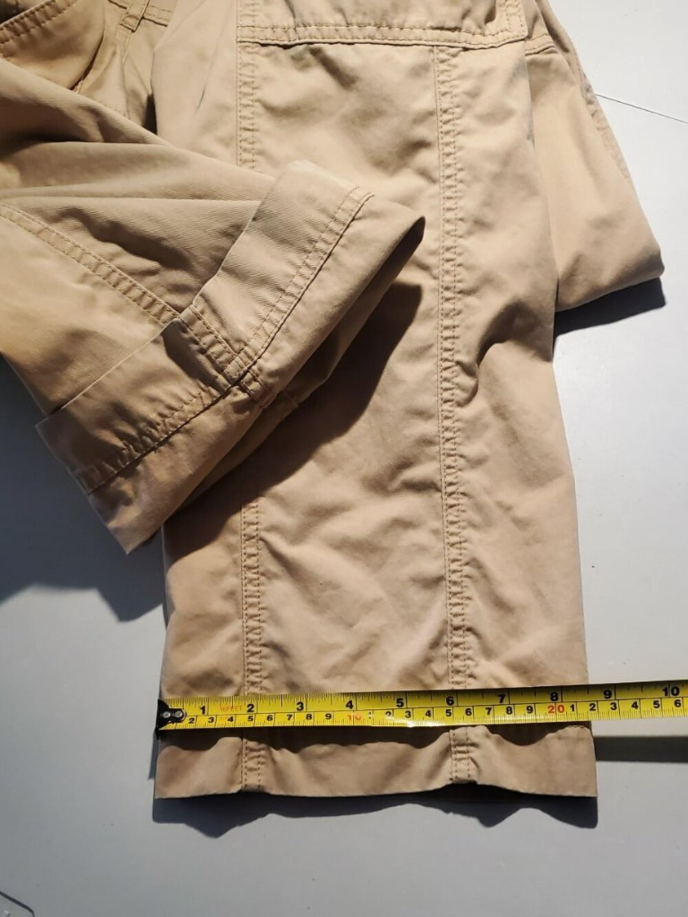 Abercrombie & Fitch relaxed utility cargo pants in tan Women's sz 2short/26w - Picture 11 of 16
